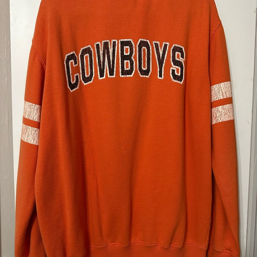 OSU COWBOYS QUARTER ZIP
WOMENS LARGE